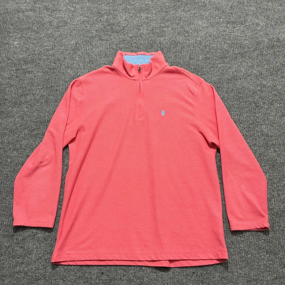 IZOD Mens Sweatshirt Size‎ Medium Pullover 1/4 Zip Long Sleeve Outdoor